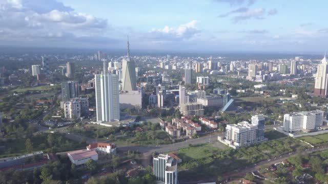 Aerial view of Nairobi city Aerial view of Nairobi city